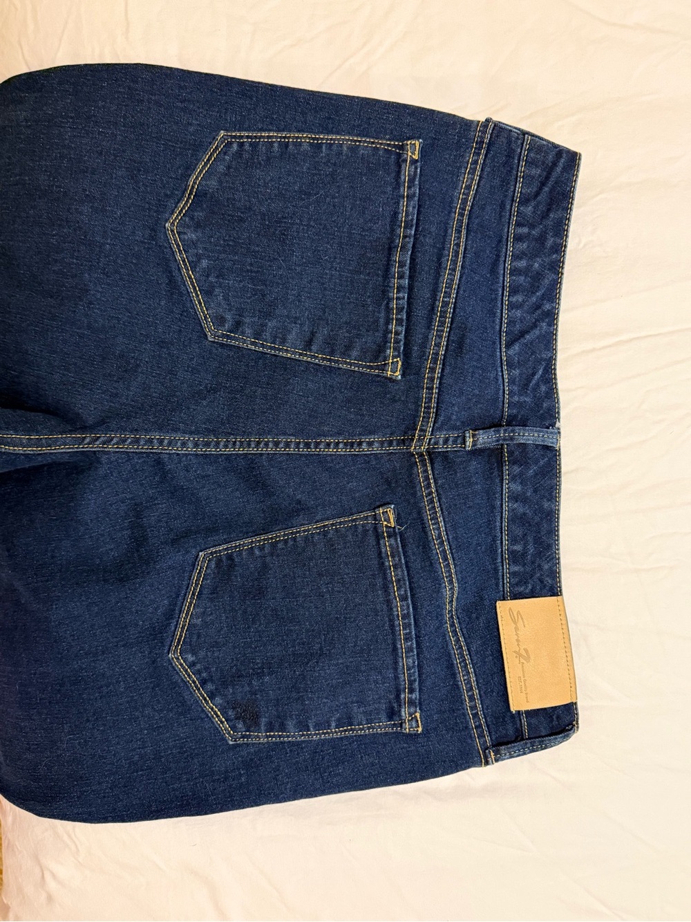 Seven7 Women's Indigo Stretch Skinny Jeans - Dark Wash - Picture 5 of 9